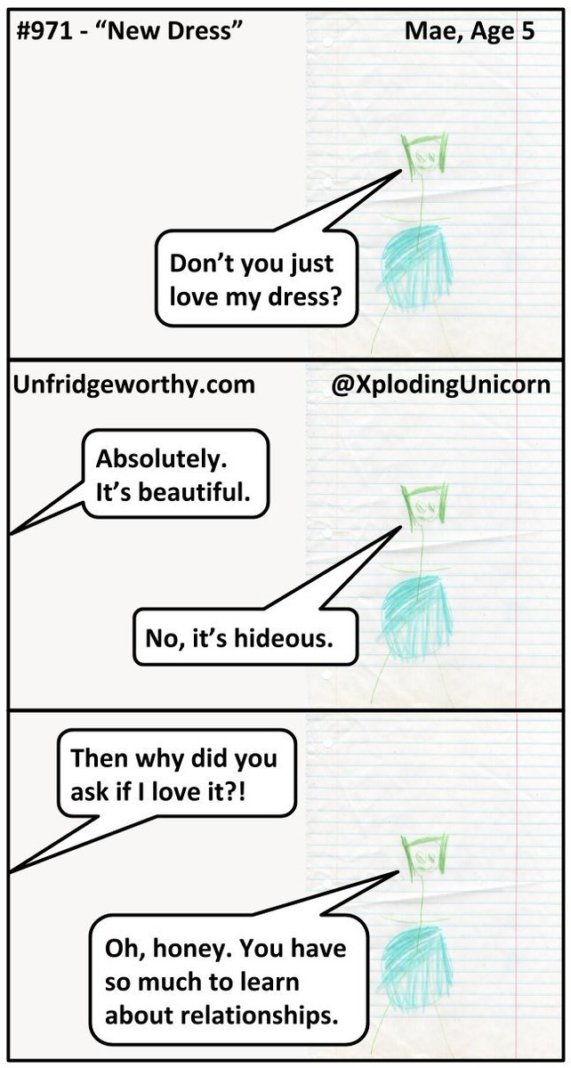 Unfridgeworthy's tweet image. He should have known better.