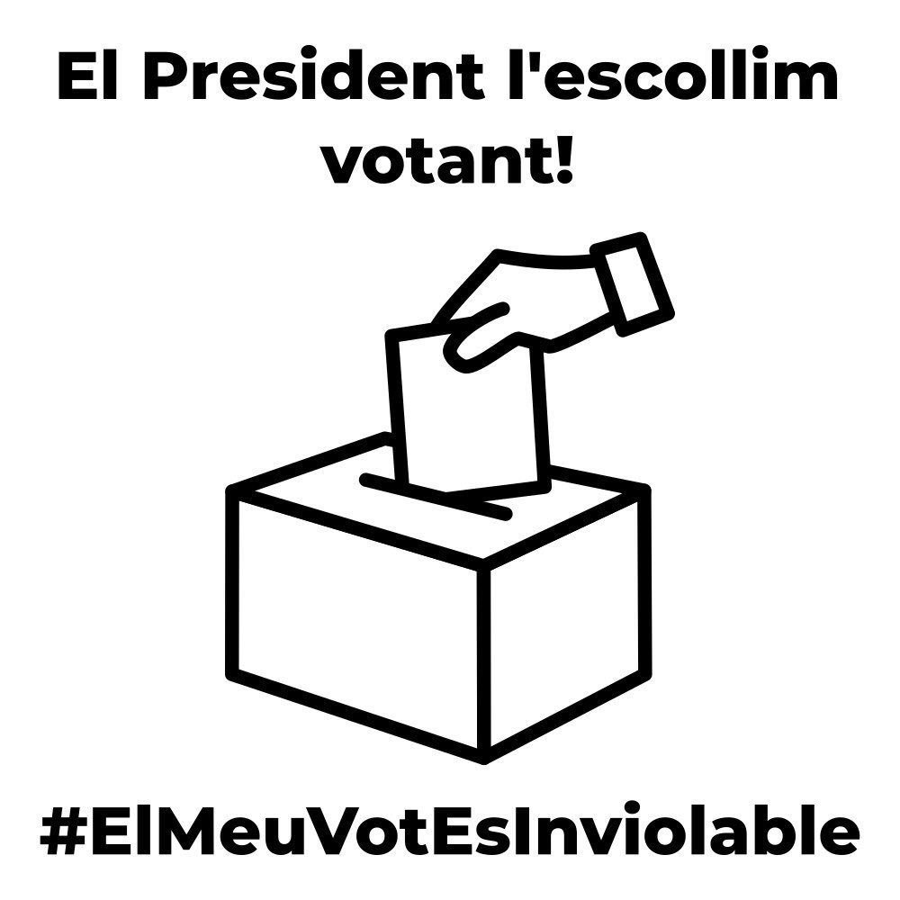mlopezvinyals's tweet photo. Visca la República ✊️ #ElMeuVotEsInviolable https://t.co/Wce3cPXhGG