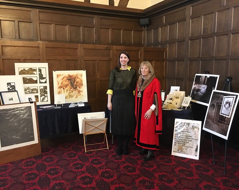 Bethany_Marett's tweet photo. A wonderful day showing my work @MTaylorsYork during York Residents' Day - meeting so many interested people &amp; feeling incredibly grateful❤️ https://t.co/63IGW80JmK