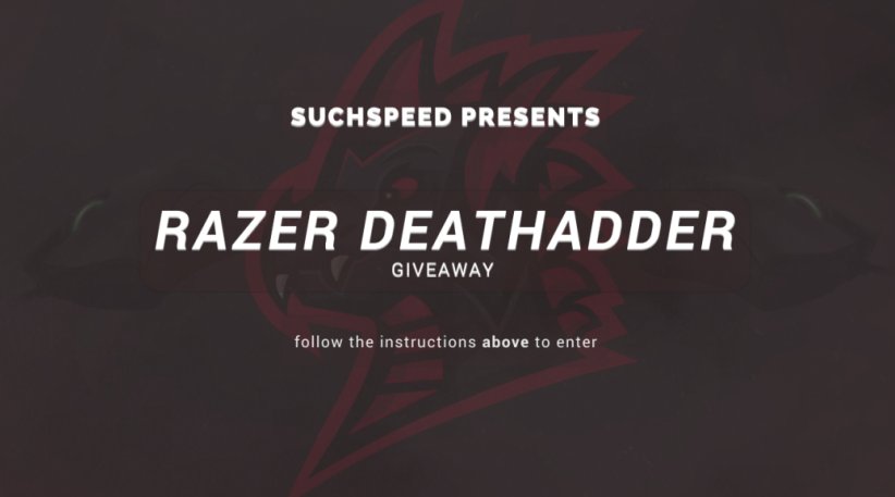 SuchSpeed's tweet image. Razer Deathadder Giveaway ❄️

To enter, do the following:
💥Follow @SuchSpeed 
💥Follow @RemodelMC 
💥Follow @NotResilience 
✅Retweet this Tweet 

Ends February 29th⏰