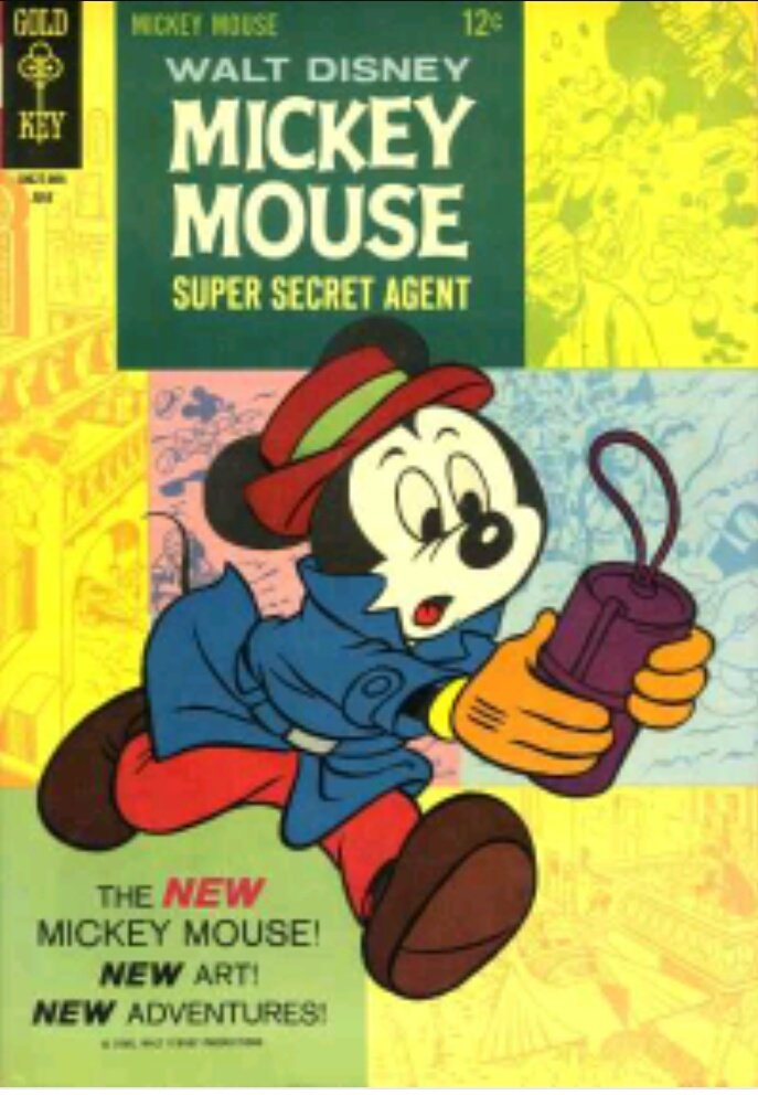 ToonTown_4's tweet photo. Mickey Mouse en el capitulo o cómic Super Agente Secreto de 1966: https://t.co/uhkaXkUFm4