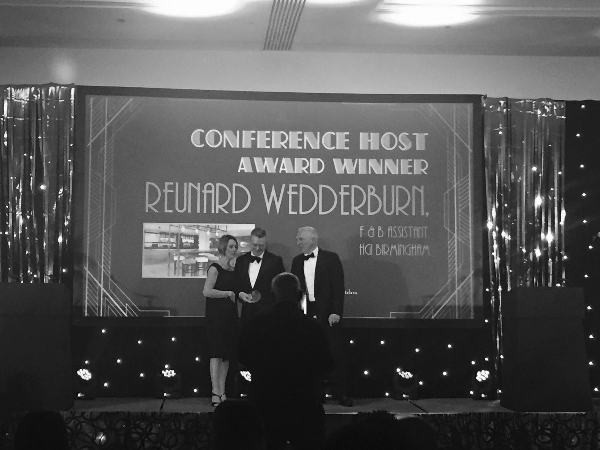 So proud to say our amazing Ray won the Conference Host of the Year Award for the Hilton Harden Inn Birmingham!! What a guy!!! Such a shame he couldn’t make it this evening #prideofvalor #wellworthit