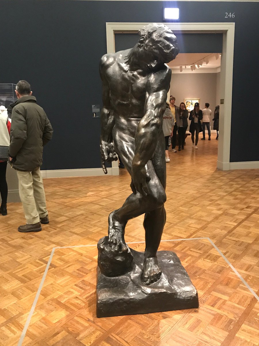 meriwethermuse's tweet photo. Sculptor Auguste Rodin’s Adam and Eve @artinstitutechi. #Itweetmuseums #Musesocial #MuseumEd #MuseTech #ChicagoMuseumWeek #ilovemuseums https://t.co/ttOgw0gfE1