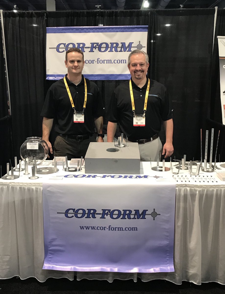 Cor_FormLLC's tweet image. Thanks to everyone who stopped in to see us at the World of Concrete show in Las Vegas!  Looking forward to working with all of you in the future. #concrete #concreterepair #construction