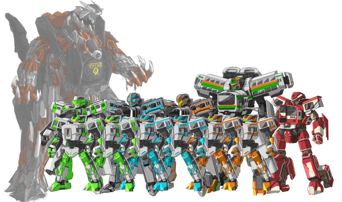 はるれん様2点おまとめ 在来線変形ロボ ザイラインまとめ2 シンカリオンに負けないくらいの数