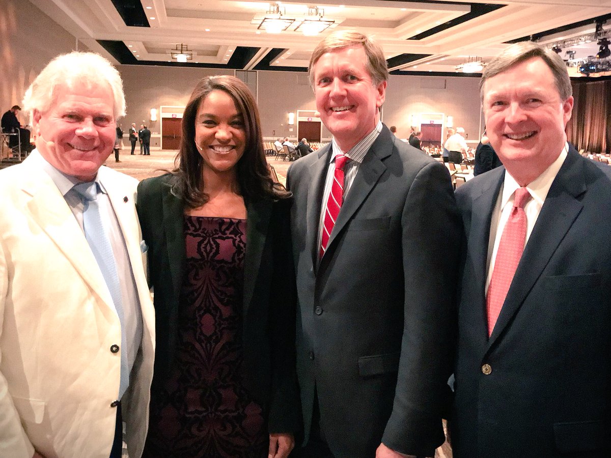 Enjoyed moderating a panel featuring these fun and engaging gentlemen! Thanks John Allison, Jim McAlpin and Steve Hovde! #AOBA18