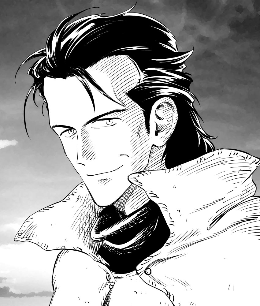 ウチではレアな男キャラのレアな笑顔。 #魔女が下す鉄槌 #マレマレ 