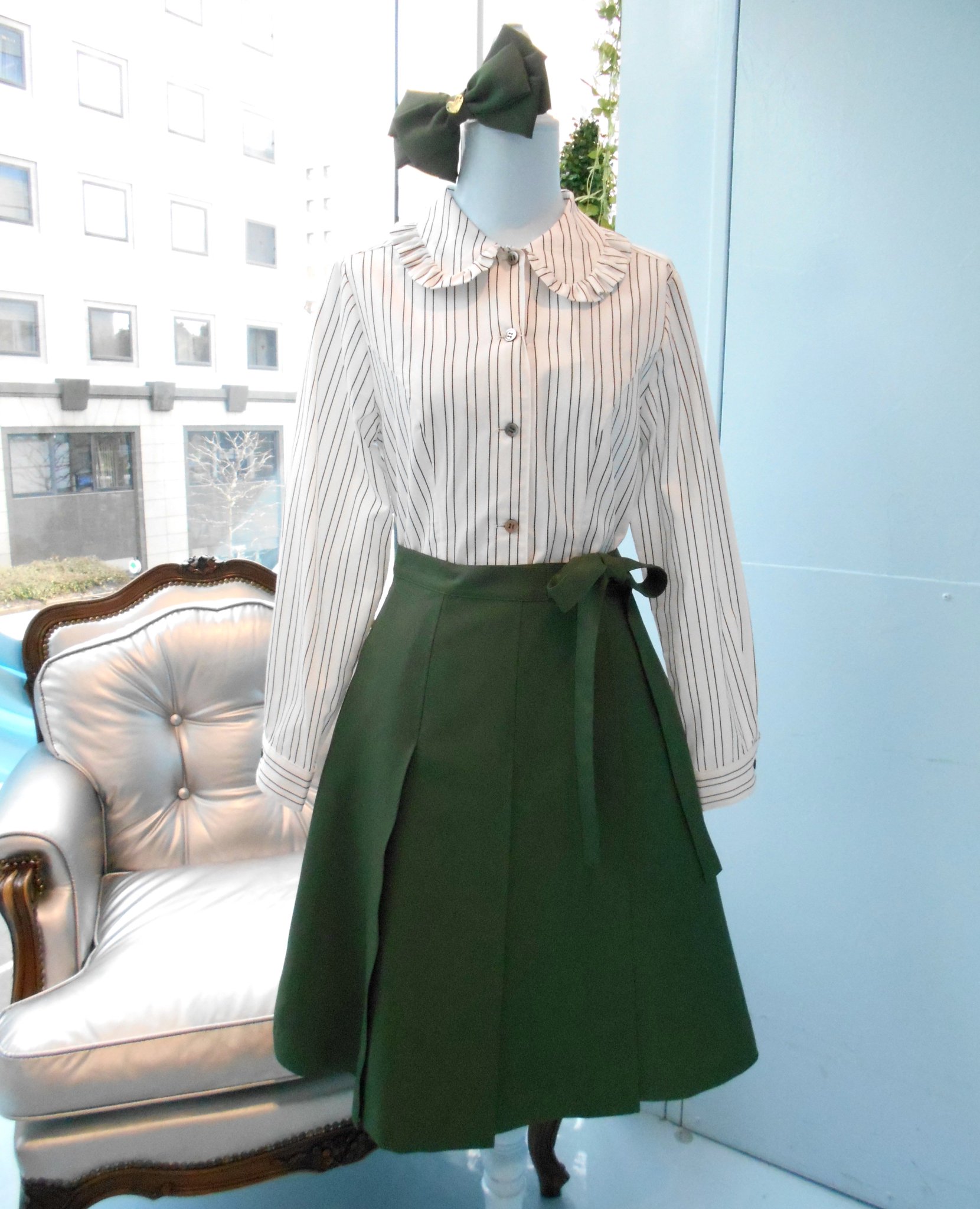 Milk新宿店 No Twitter ロングブラウス ワンピース 19 980 オフ ブラックストライプ ネイビータータンチェック ベージュ ストライプ 完売 Clever スカート 14 580 ベージュ オペラピンク カーキ ブラック 完売 全て税込 T Co