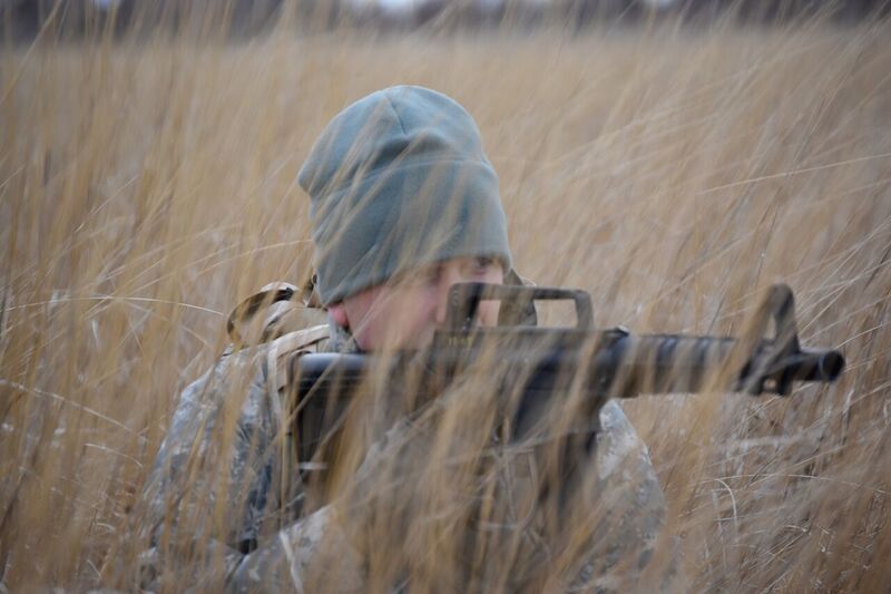 byui_rotc's tweet photo. “Listen &amp; Silent are spelled with the same letters”

Viking Company is at it again! Last week, #byui_army_rotc Juniors performed a reconnaissance at AO Fallout. There they observed their enemy forces. 

#BYUI_ROTC #strengthandhonor  #VikingStrong https://t.co/PFOXP4uPU9