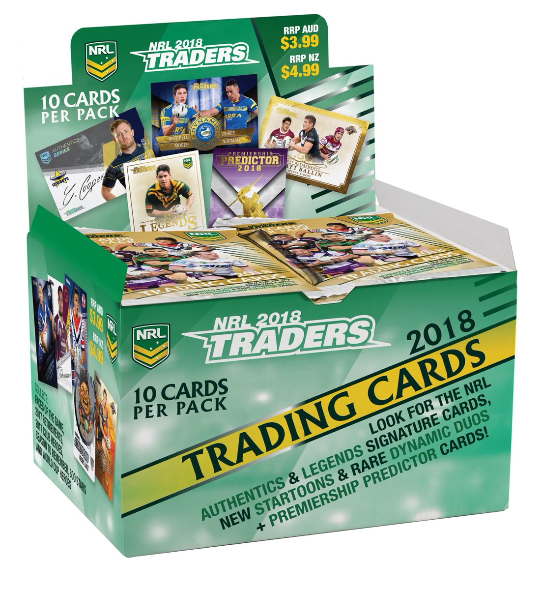Our first release of the year is just around the corner! Head over to our Facebook or Instagram pages to find all the details for 2018 NRL Traders!
facebook.com/TLATradingCard…
instagram.com/tlatradingcard…

Boxes and Official Albums available for pre-order at:
nrlgamecards.com/shop-page/