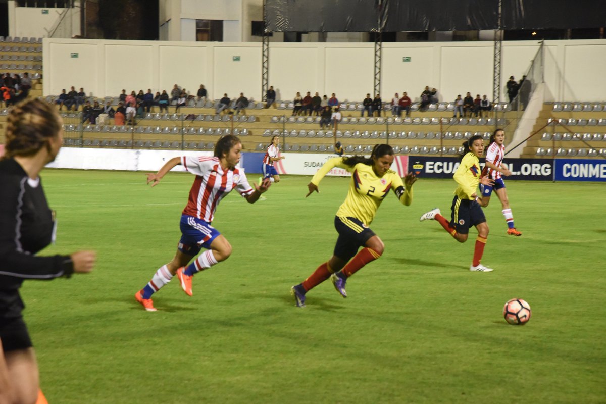 EvolucionCSF's tweet photo. Paraguay🇵🇾 venció 4-2 a Colombia🇨🇴 por el cuadrangular final del CONMEBOL #SudamericanoSub20Femenino https://t.co/FwKED7WJZA