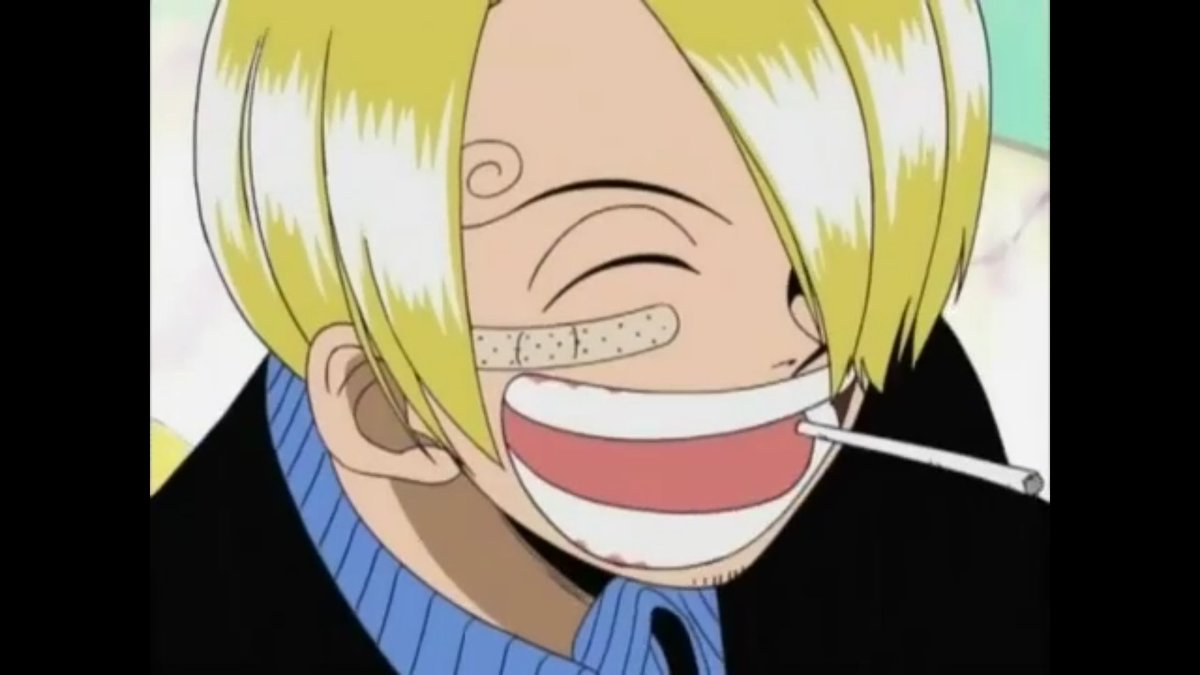 ackermoons's tweet image. omg o sanji sorrindo olha se não é um anjo