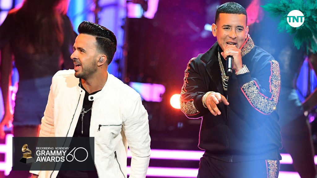 TNTLA's tweet photo. ¿Crees que "Despacito" de @LuisFonsi y @daddy_yankee será la Mejor Grabación del año? 🤞🏼

Cuéntanos usando el hashtag #GRammysEnTNT, ¡tu tweet puede salir en pantalla! https://t.co/3b8ZTEldXO