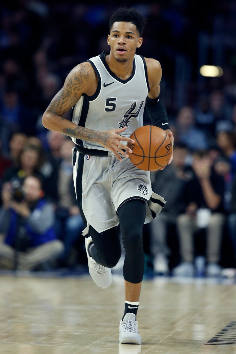 San Antonio Spurs on X: Dejounte Murray now has four career games