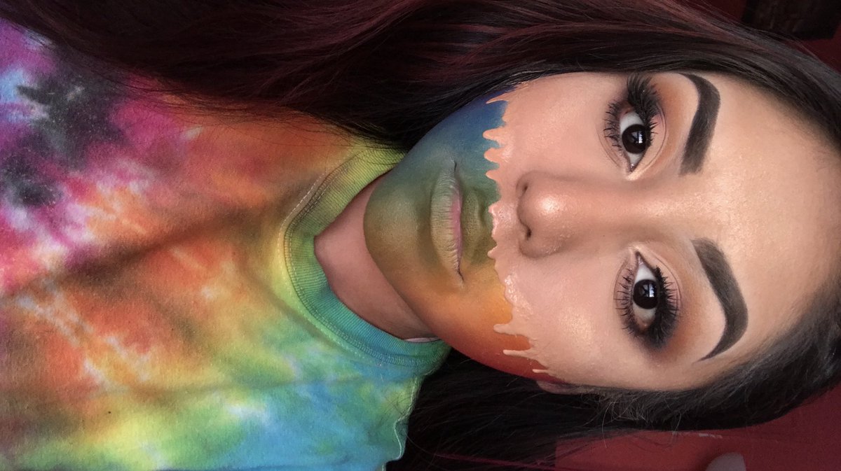 Ohthatadiii's tweet photo. @daisymarquez_ @bhcosmetics It’s a long shot but I love creating rainbow looks and it’d be pretty great to keep expanding my colorful palettes collection♥️ much love! Xoxo https://t.co/K5hqKSEpOn