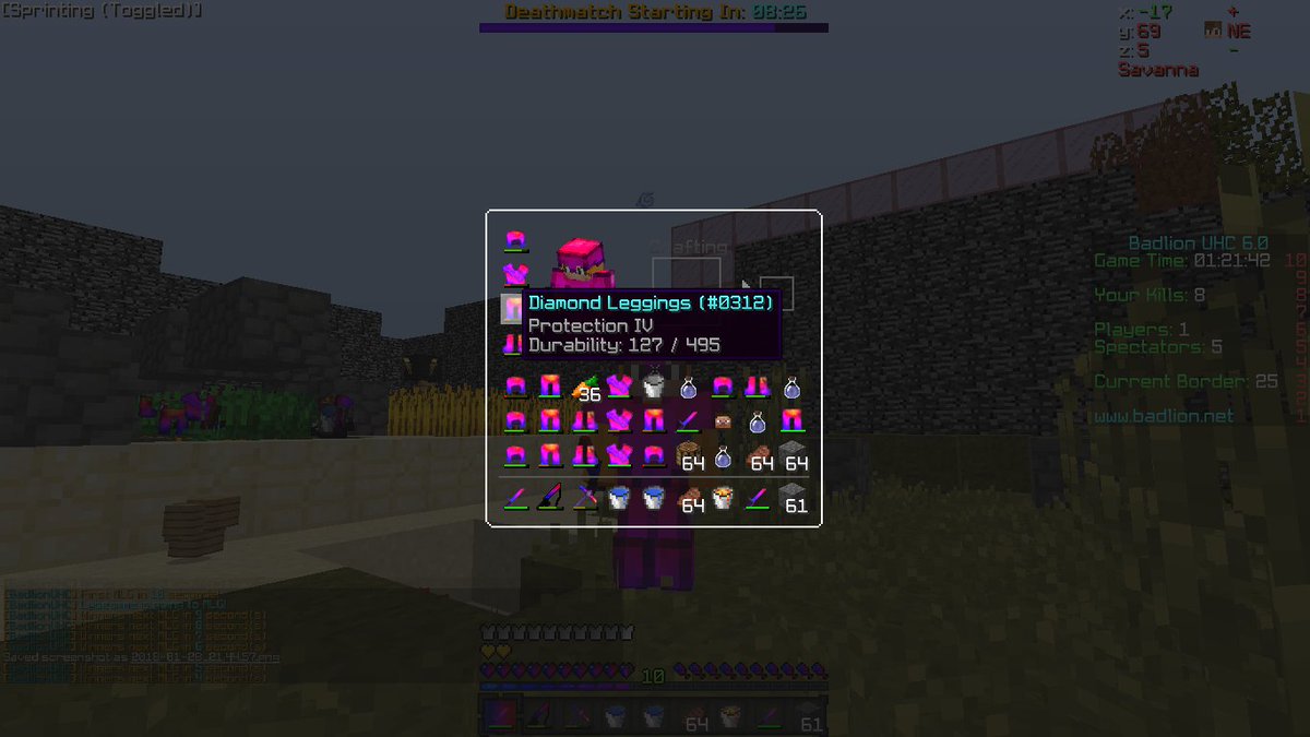 ArmandoUHC's tweet photo. GG#52 Blood enchants y iba full prote 3 una pieza prote 4 GRACIAS AMOR @Nuclear150 para @SudacaAMAZING  y losiento @ByDavo121 https://t.co/CJAFbF8Cs4