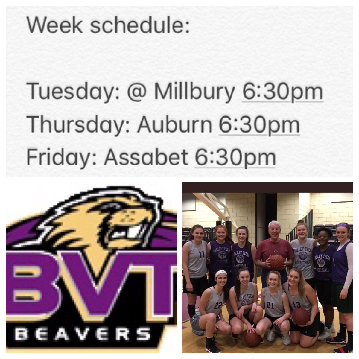 BvtBasketball's tweet photo. BIG week! We need FANS to come support our 11-0 team. #beaverfanswhereareyou #thewoolieswillhavefans #stayhungry #bvt https://t.co/550ApiGhIG