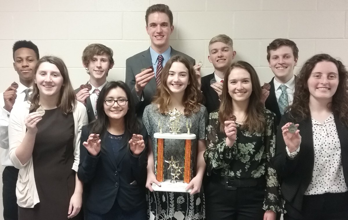 Official kick-off to the 2018 forensics season at Gardner-Edgerton: 1st Place in Sweepstakes and 5 State qualifiers! #Go4N6Go
<a href="/MelissaMreynold/">Melissa Reynolds</a>