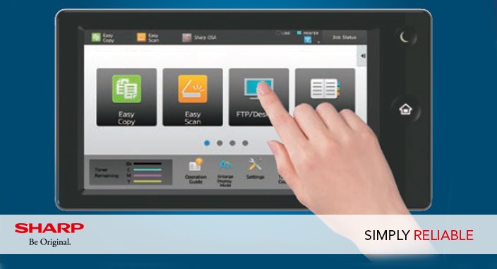 SharpSolMEA's tweet photo. Sharp Advanced MFP are equipped with a 10.1" touchscreen display that enables easy access to features and functions. Contact us to more about this lineup https://t.co/VOVB7Jm0e3 #Business #SharpMEA https://t.co/9Dz9B676FP