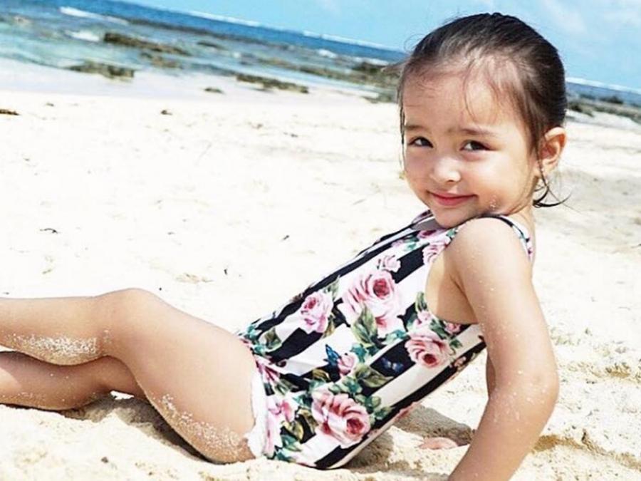 Baby Zia Dantes sings happy birthday to Kim Atienza. 
WATCH:  