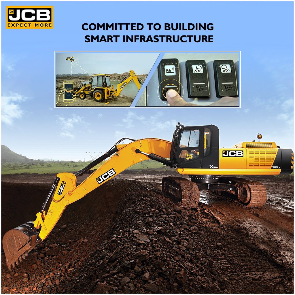 JCBIndiaLtd's tweet photo. #JCBIndia is pioneering the use of digital technology in the construction equipment industry with its products and services. #DigitalRevolution #TheFutureIsIntelligent https://t.co/44wxovZSm4