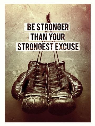 boxing_watson's tweet photo. Excuses are weak. You are strong #strength #boxing #training https://t.co/R0LB26Xp6N
