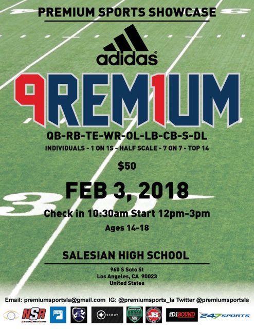 Jalen Hall (@fig_future) on Twitter photo 🚨🚨🚨This Saturday it’s going down. We welcome everyone of the ages of 14-18🚨🚨🚨
Pre registration is now open!!!
Simply register by emailing your NAME, AGE, and SCHOOL to dani.premiumsportsla@gmail.com
•
Get your spot early, and pre register now!
IG @premiumsports_la 🚨🚨🚨This Saturday it’s going down. We welcome everyone of the ages of 14-18🚨🚨🚨
Pre registration is now open!!!
Simply register by emailing your NAME, AGE, and SCHOOL to dani.premiumsportsla@gmail.com
•
Get your spot early, and pre register now!
IG @premiumsports_la