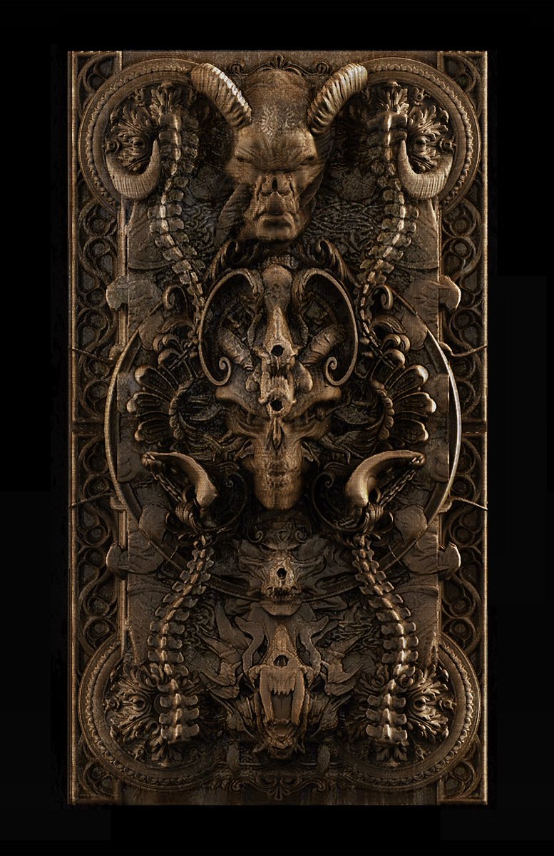 DiegoLicenblat's tweet photo. Bajorrelieve #2. “Pórtico de Houska”. @diegolicenblat 
#art #artistdesign #dark #fx #tattoartist #galerry #visionaryart #lifestyle #houska https://t.co/4ykNClyXa3