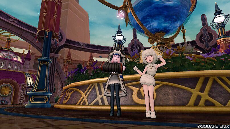 寺島絵里香 毎晩コツコツ進めていたドラクエx 4 0クリアしたよーう ラスボスがソロじゃ勝てなくてアリスンに手伝ってもらいまひた わーいありがとう 狼と羊で記念撮影 Dq10 Dqx