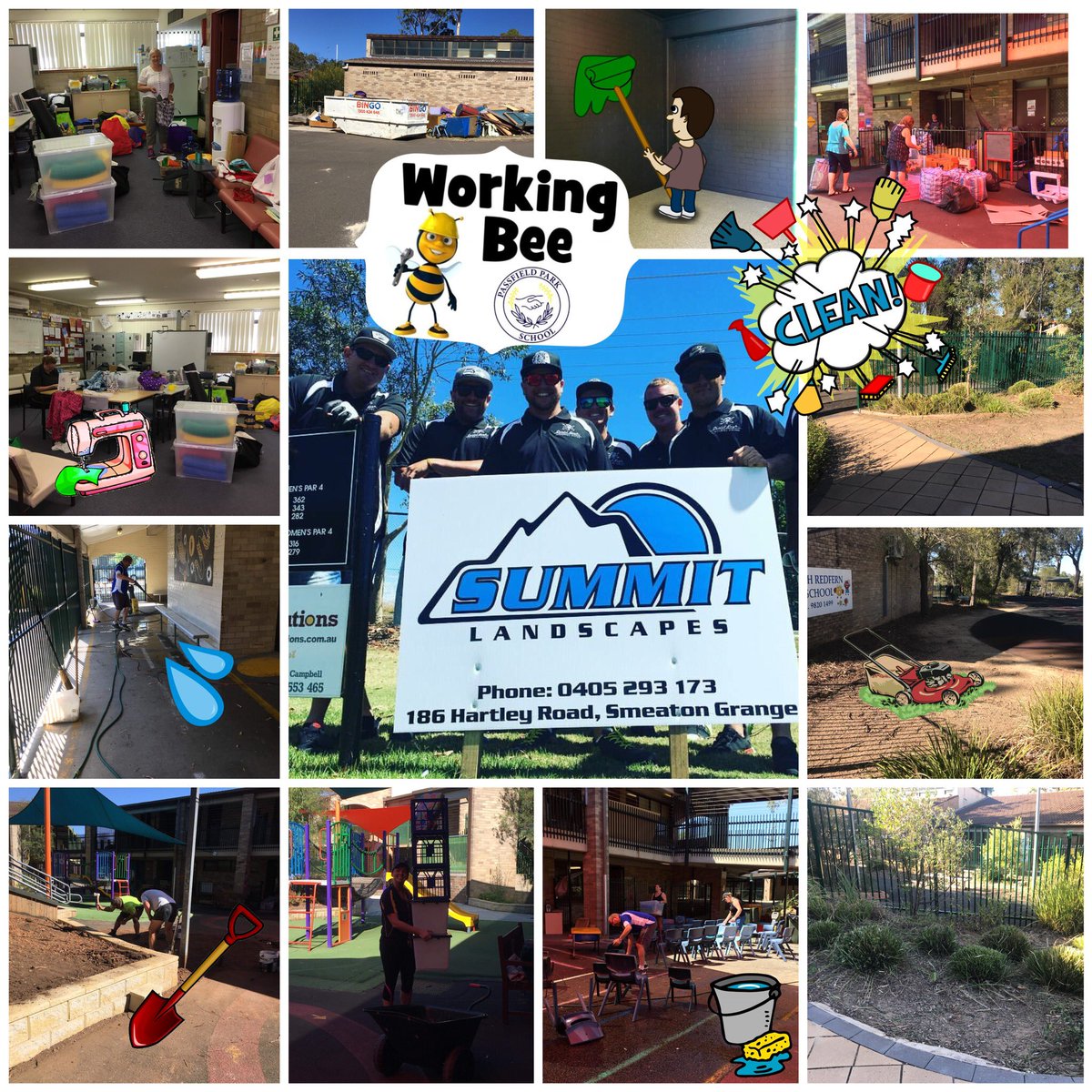 Our very dedicated staff have been busy these holidays giving the school a spring clean &amp; renovation. Special thanks to all the staff, Summit Landscapes, Rotary, S &amp; K Brunker Building and our community members and friends that helped make the working bee a great success.