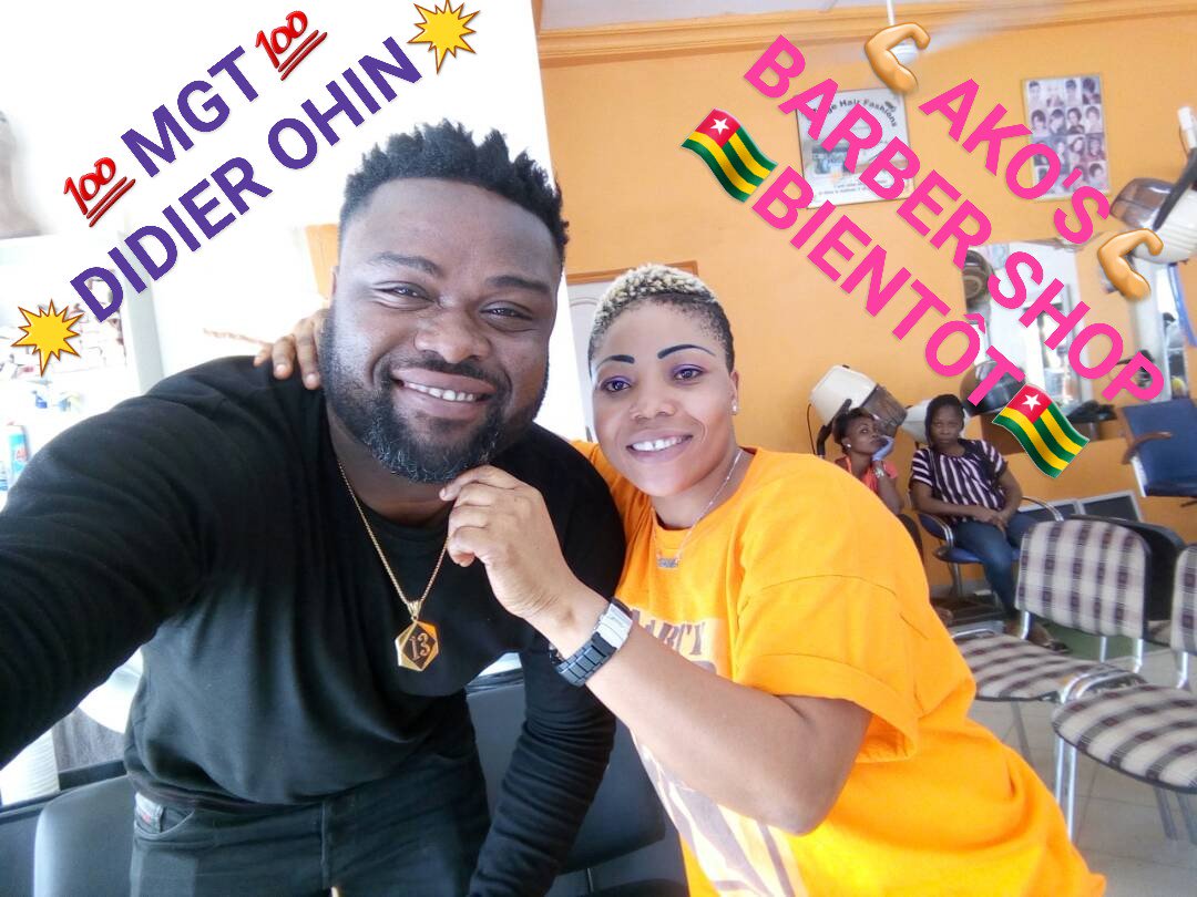 DidierOhin23's tweet photo. 💃🏿AKO'S💃🏿 
BARBER SHOP 
🇹🇬BIENTÔT🇹🇬 
〰MGT 〰 #DIDIER_OHIN
#GaMeSu #TiMeOfAfriCa https://t.co/GQ6STxzBGg