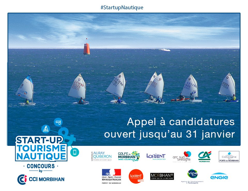 ⛵️ Plus que 3 jours pour venir surfer sur la vague de l'innovation #nautique ! Startups, déposez votre candidature #StartupNautique jusqu'au 31 Janvier startup.info/fr/startuptour…