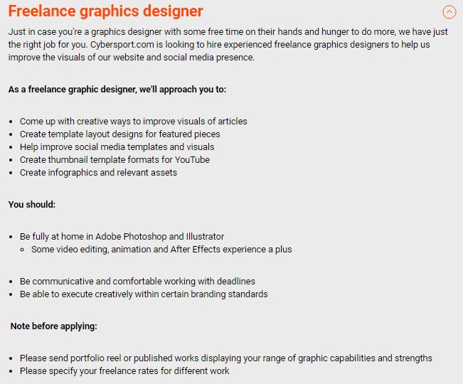 Michael Yossef Cohen Palacios On Twitter Cybersportcom Is Looking For Freelance Graphic Designers And Video Effects Artists To Help Shape The Look Feel And Design Of Our Upcoming Video Content It S Paid And