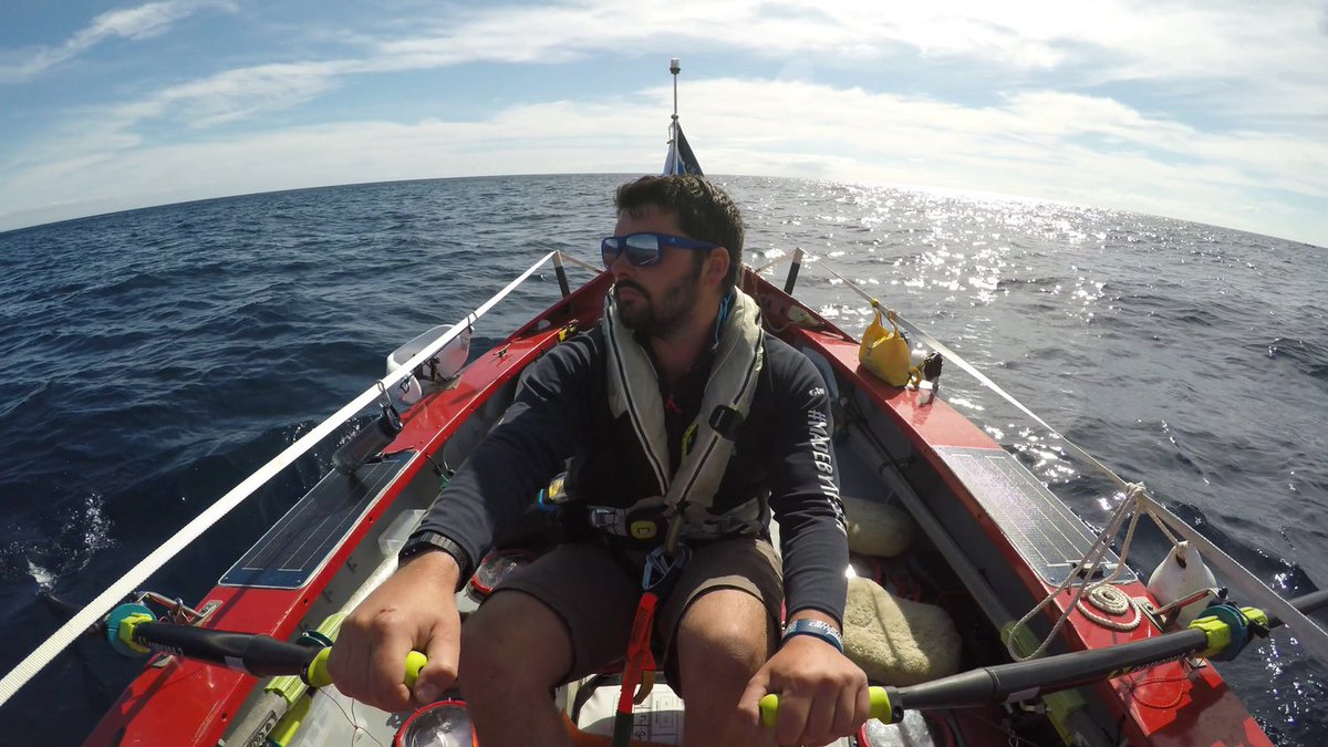 plumbaseuk's tweet photo. The lads @NobleSince1824 have the end in their sights - under 500 miles to Antigua!! Big round of applause from all of us @plumbaseuk . C'mon boys, proud of you both. https://t.co/LSgNNWYqYB