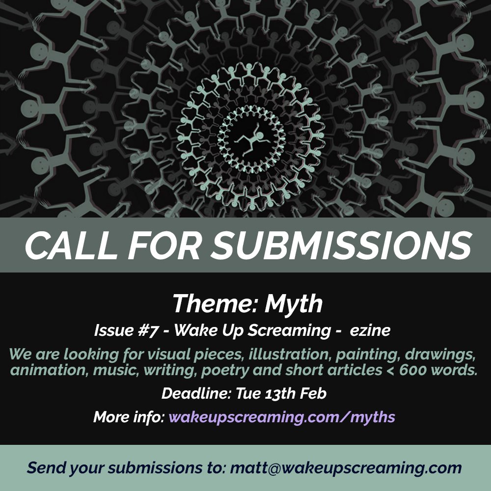 wakeupscreamin's tweet photo. Full moon is approaching. We reaffirm our intentions to explore mythical themes - https://t.co/4YzARfy15p Deadline: 13th Feb #art #submissions #CallForSubmissions https://t.co/WjRqu9Sk1S