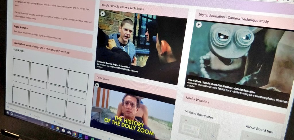 LDE_iguru's tweet photo. Students in digital animation @LDEUTC learning about #cameratechniques and famous #cinematography #moodboard #storyboard #planning @fujitsu_uk https://t.co/zRUUys8DjB