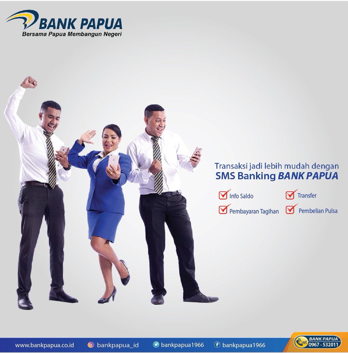 Bank Papua Pa Twitter Transaksi Jadi Lebih Mudah Dengan Sms Banking Bank Papua Informasi Saldo Transfer Pembayaran Tagihan Pembelian Pulsa Untuk Keterangan Lebih Lanjut Kunjungi Website Https T Co Aqusymepo7 Bankpapua