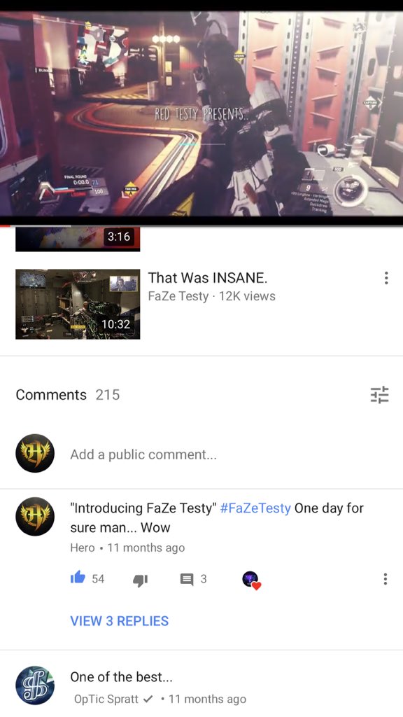 TheMarkOfAHero's tweet photo. @Testyment A year ago I was still supporting you on IW and seeing the #FaZeTesty vision. Glad you're here. That IW Master Prestige Montage was ๐ฅ https://t.co/CBGLmVnDT9