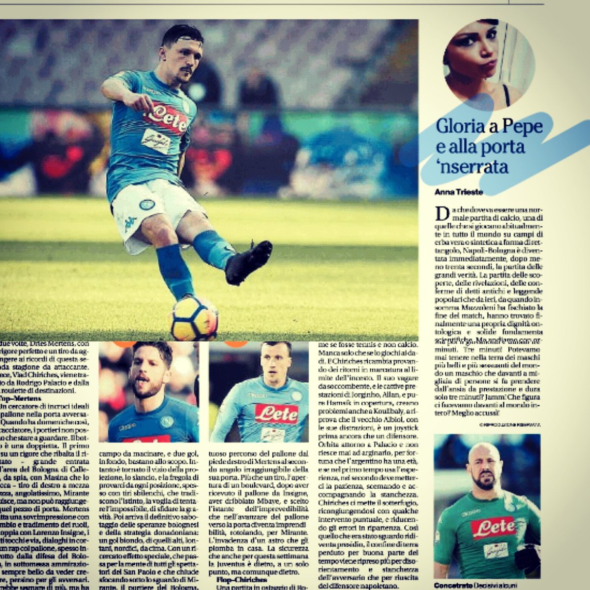 annatrieste's tweet photo. "Solo la morte inserra le porte"
Ma pure Peppino Reina però 🤗
(Da Mattino in edicola 🗞)
#napoli #sscnapoli #napolibologna #palacio #parata #prodezza #pepereina #teamReina #mertens #allan #sarri #edicola #rassegnastampa #verdi #finedeitrack #forzanapolisempre https://t.co/ccbJgH8E8b