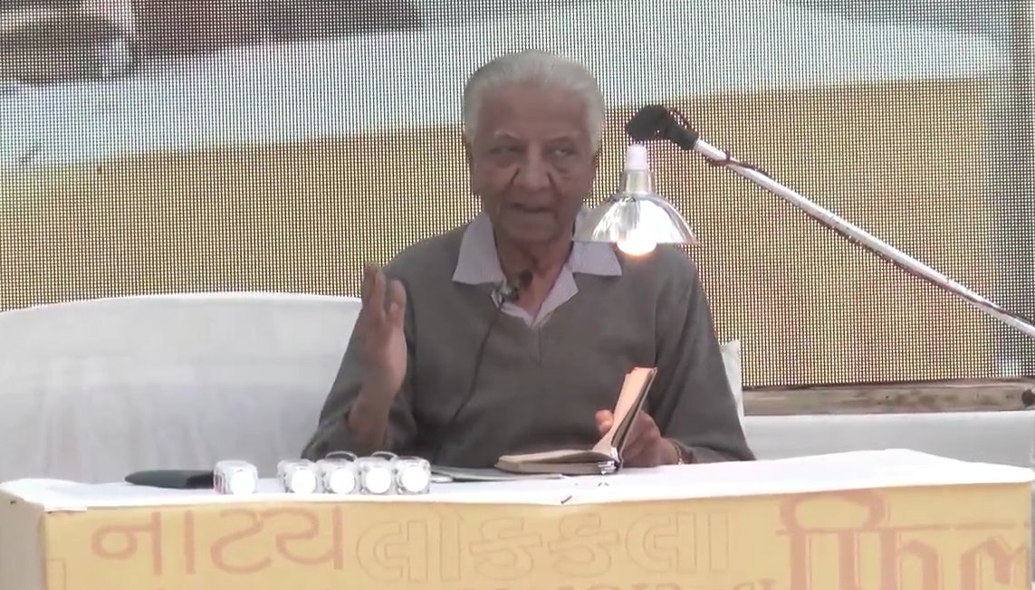 92-year old poet Niranjan Bhagat suffers brain stroke; Internal dispute of Sahitya Parishad responsible, says Vishnu Pandya