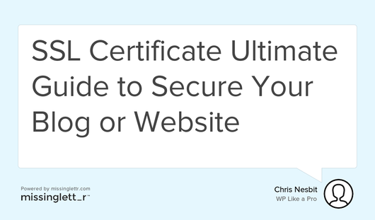 chrisanesbit's tweet photo. SSL Certificate Ultimate Guide to Secure Your Blog or Website https://t.co/rSjjX65gvo #ssl #https #Owner #Certificate #Using #Hosting https://t.co/Cwho5OowmA
