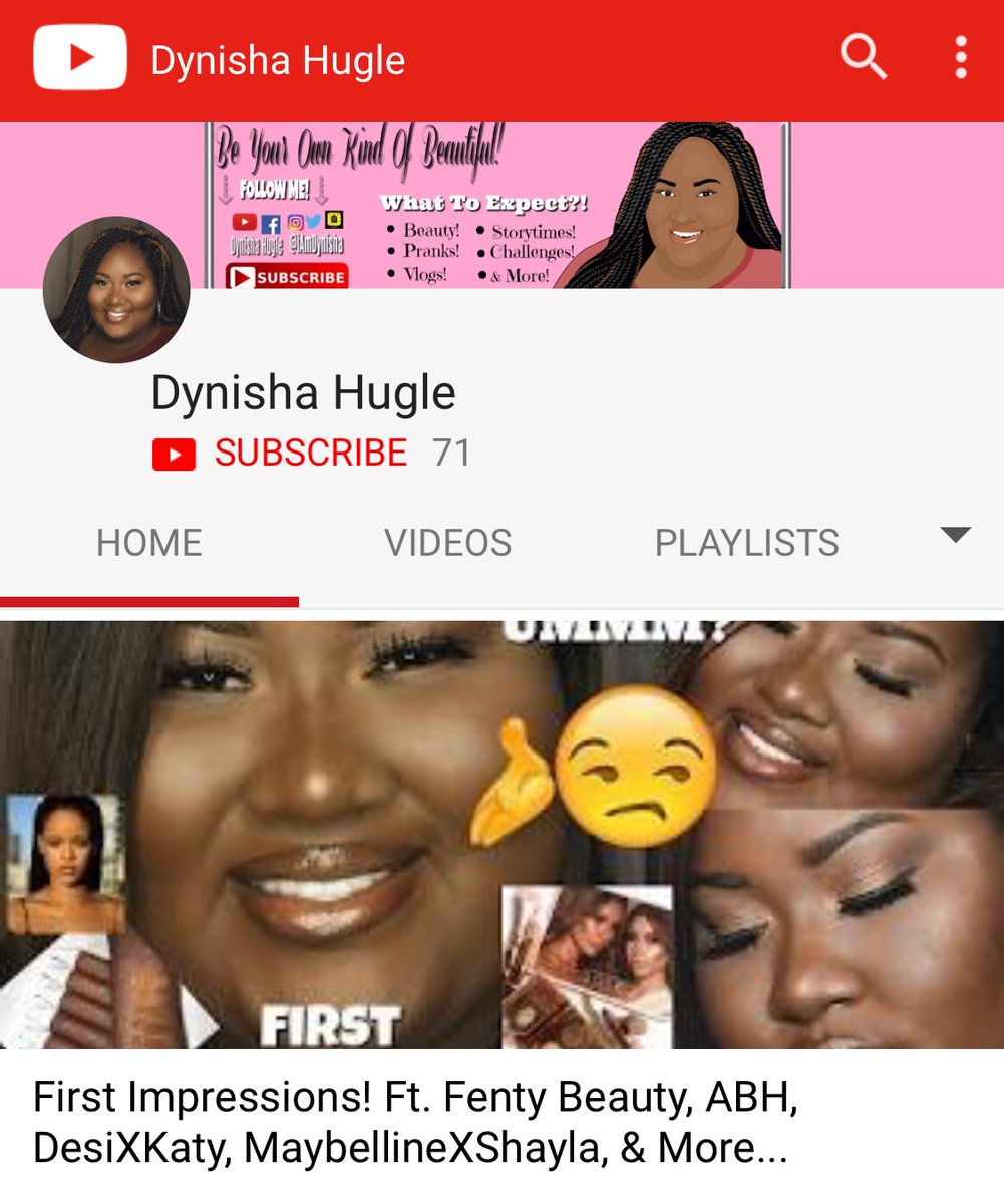 iamdynisha's tweet image. Subscribe to my #YouTube channel! #NaturalHairTutorials #Beauty #MakeupTutorials #MakeupVideos #WOC #BeautyChannel #Subscribe