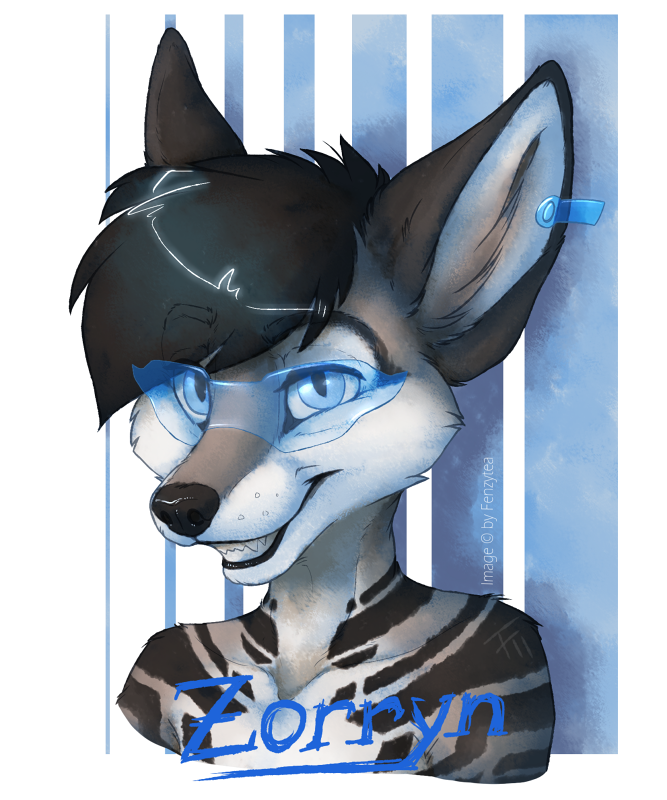 zorryn_art's tweet photo. More surprise giftart, yay :D This time it's @Fenzytea 's great interpretation of m< alter ego, Zorryn ^^ *blush* - you rendered him spot on! Thank you so much! :D
#zorryn #2D #furry #furryart #fanart #characterdesign #anthro #canine #doggo #drawing #digitalart #transduced https://t.co/CnaiazXLCZ