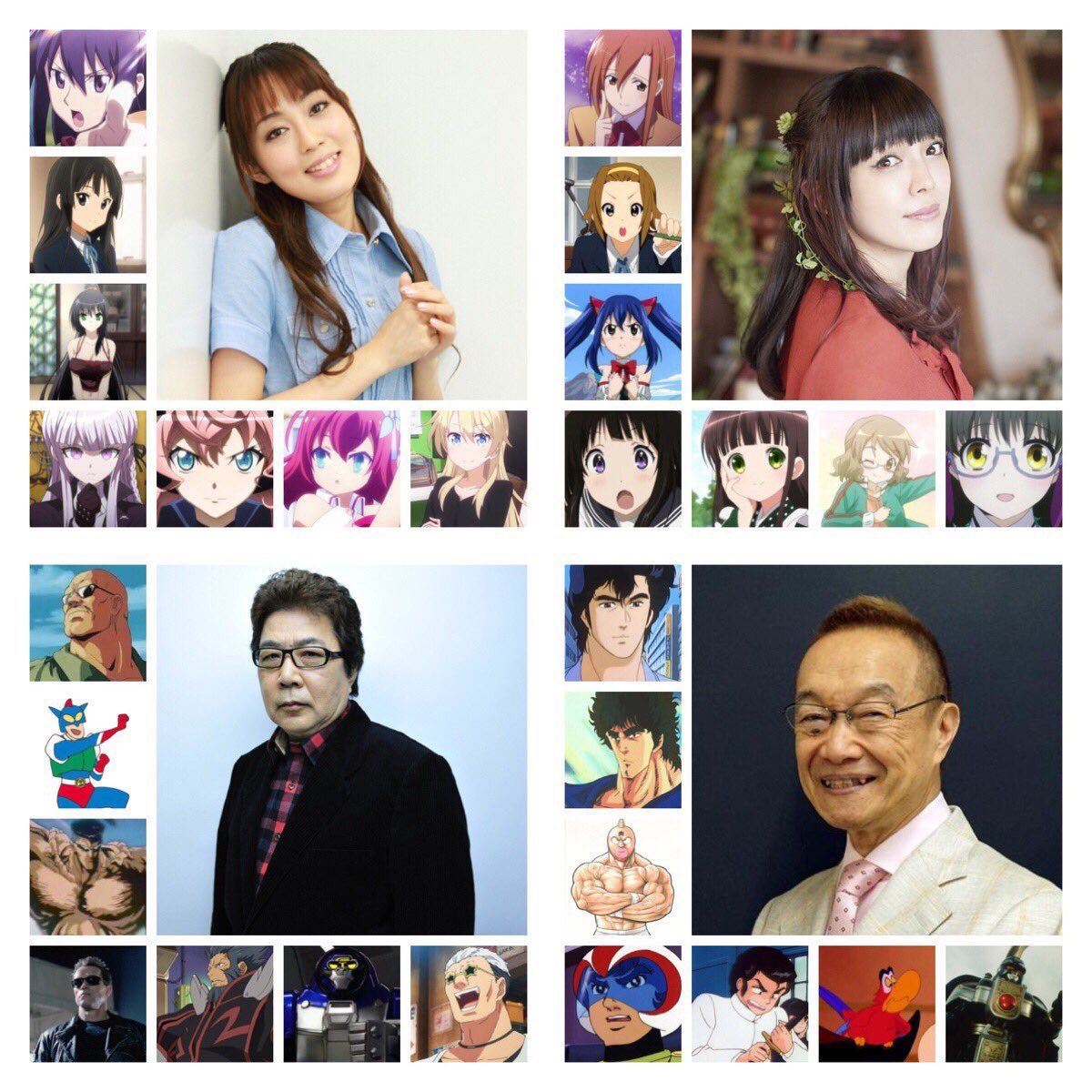 スシツネ 小松未可子 上坂すみれ ガルパンなどで共演 上坂さんはop曲も担当 中尾隆聖 若本規夫 ドラゴンボールの悪役コンビ てかフリーザの声でがんばるぞいは反則w 日笠陽子 佐藤聡美 生徒会役員共やけいおんで共演 玄田哲章 神谷明 シティーハンター