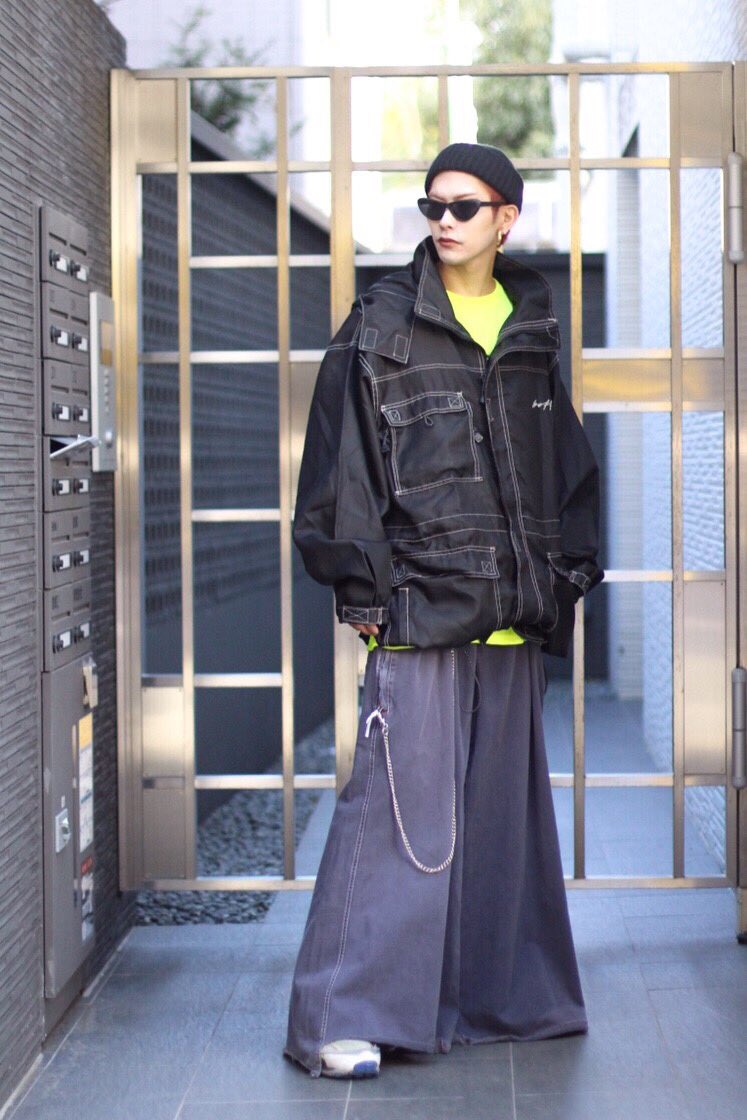 シルバー/レッド kikwear バギーパンツ | ochge.org