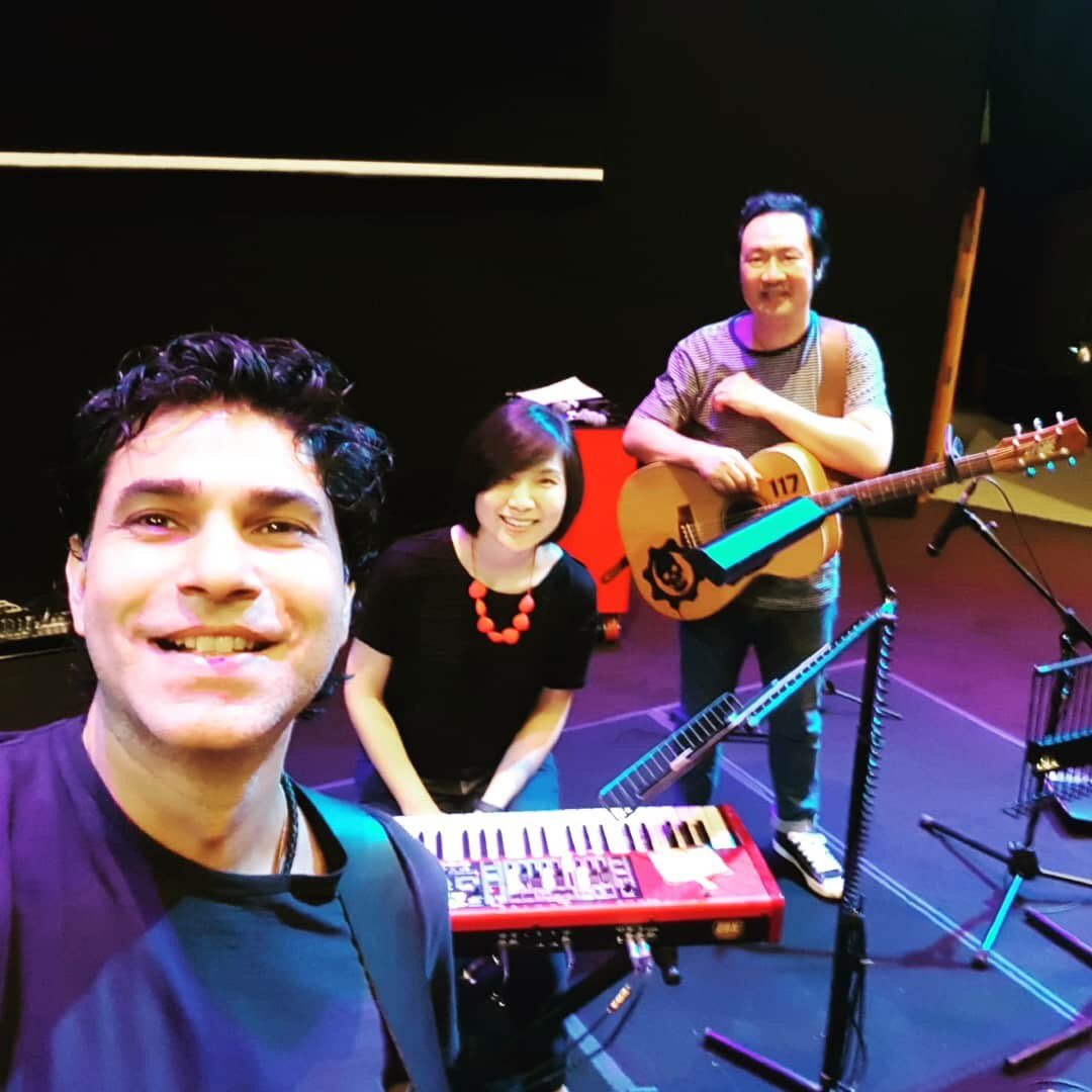 DruvKent's tweet photo. Sound check for our guest gig supporting my friend @MichelleSgP at Esplanade Recital Studio tonight!
#DareToDream #LBOGod #GlitterNDynamite #DKLive #Music #livemusic #livemusicrocks #acousticguitar #acousticcover https://t.co/KtXB8uvdZN