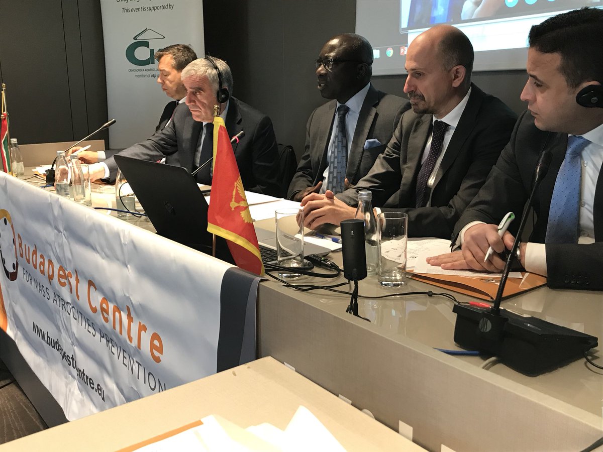 Adama Dieng @UN_GP_RtoP: no country is immune from the risk of genocide. The current rise of extremist groups in Europe is dramatic and worrying. #genocideprevention #montenegro