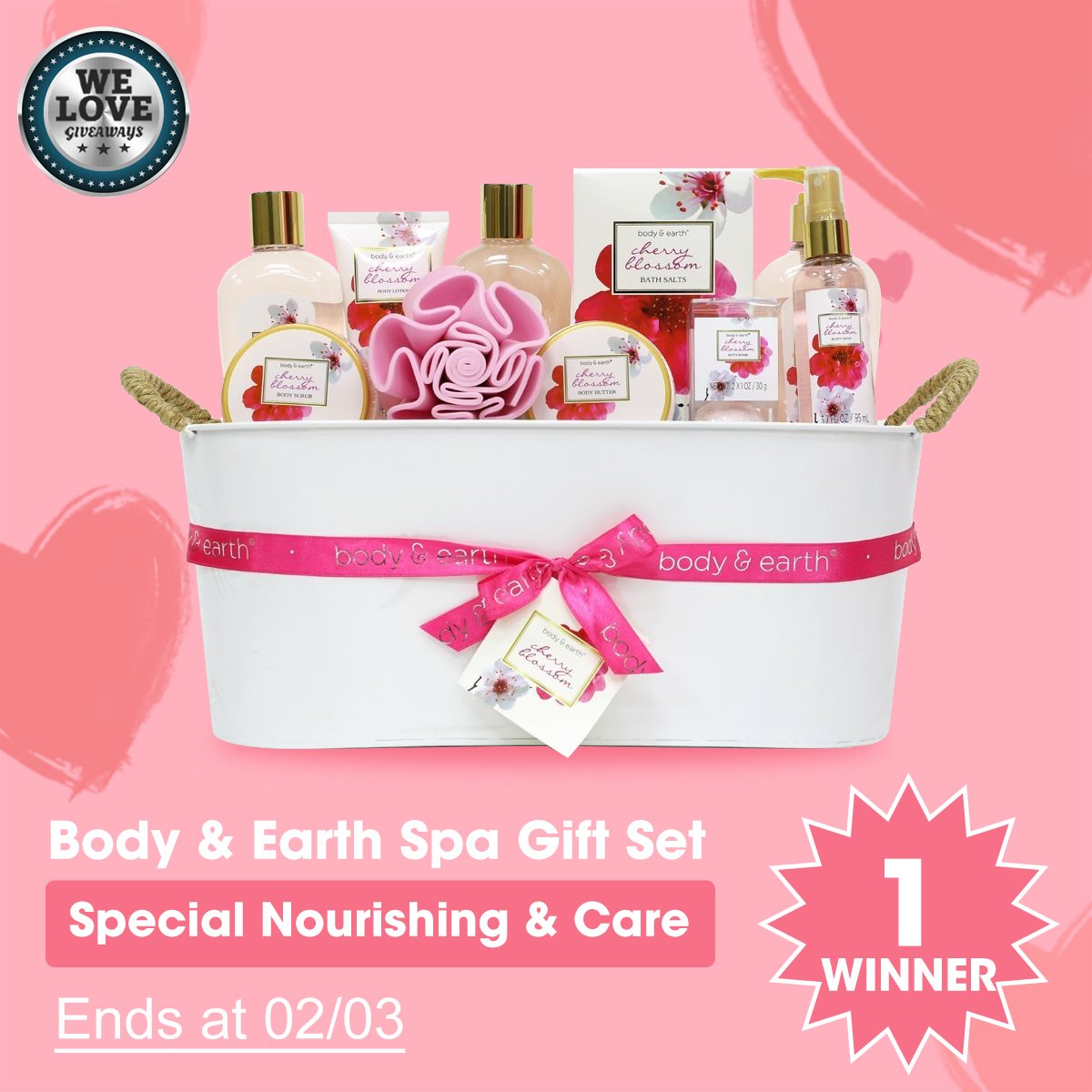 BizarkDeal's tweet photo. Win Body &amp; Earth Spa Gift Set!1 Winner!{US}(End by 2/3/2018)
Giveaway link: https://t.co/eQtXd2ypcy
Prize link: https://t.co/WFhkWtnlsJ
#FacebookGiveaways #WeLoveGiveaways #sweeptakes #BodyEarth #Spa #Gift #Set #Valentinesday https://t.co/SrH5NYgBN7