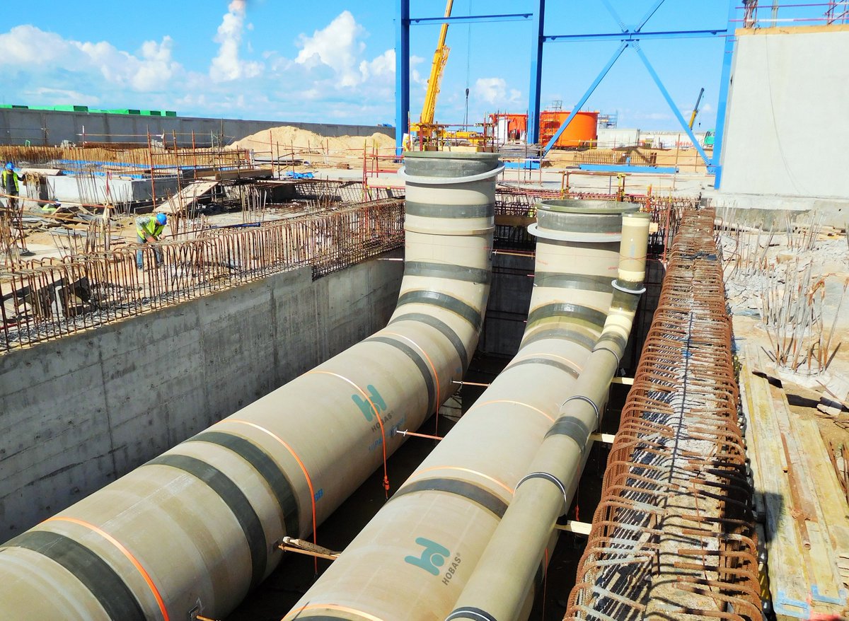 HOBAS_Pipes's tweet photo. Power for 16,000,000 homes: #Siemens boosts #electricity production in #Egypt with the help of Hobas GRP pipes by Amiblu! https://t.co/PsxaPcTTi5  @Siemens_Energy https://t.co/olkZiJVM7L