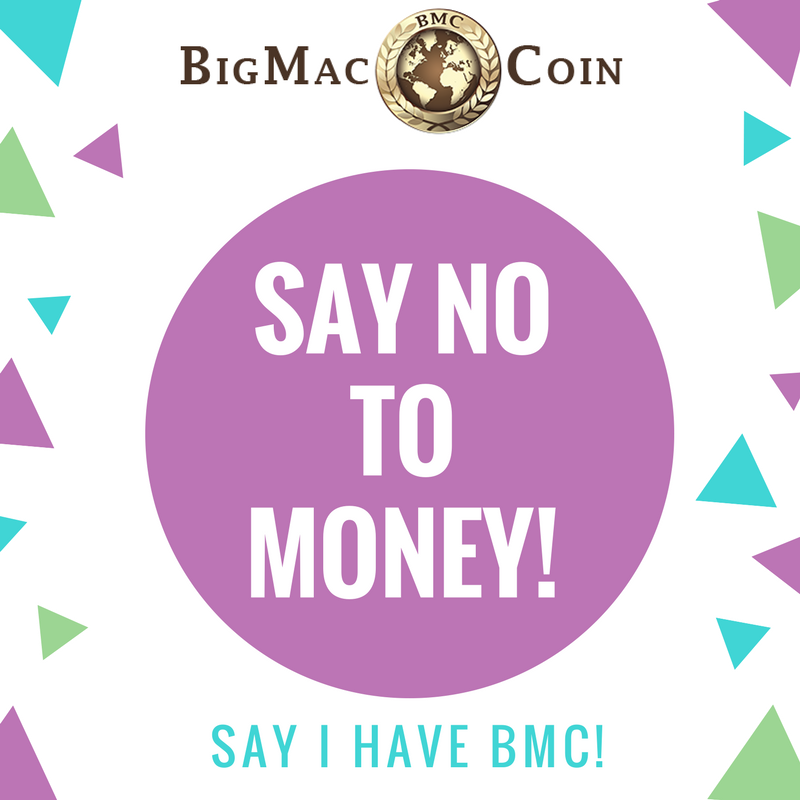bmc_money's tweet photo. No more money transactions! 

It's time for Big Mac Coin😎

#EconomicSurvey2018 #MondayMotivation #PeoplesChoiceRaje #BigMacCoin #BMC #cryptocurrency #Crypto #CryptocurrencyNews #Blockchain https://t.co/2cQJnGzK9M